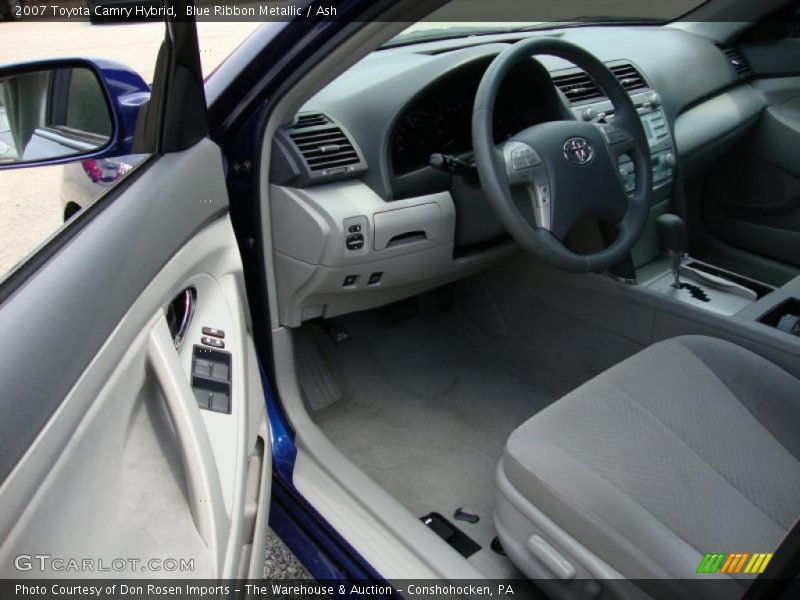 Blue Ribbon Metallic / Ash 2007 Toyota Camry Hybrid