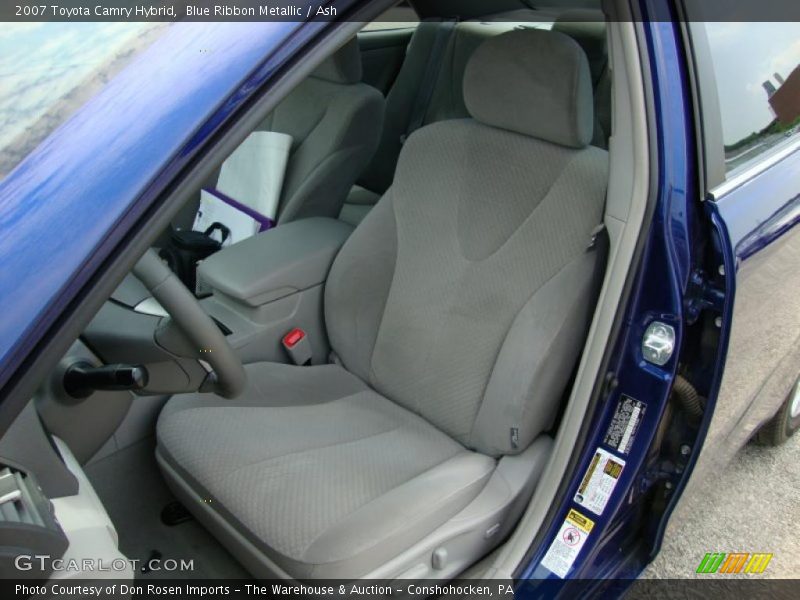 Blue Ribbon Metallic / Ash 2007 Toyota Camry Hybrid