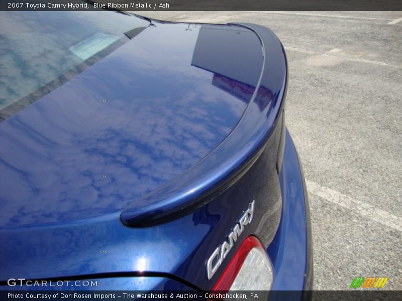 Blue Ribbon Metallic / Ash 2007 Toyota Camry Hybrid