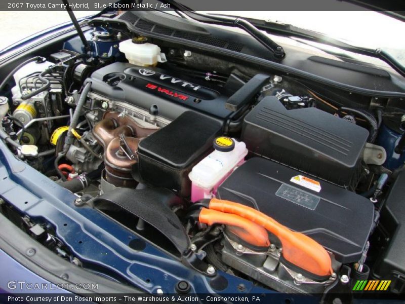 Blue Ribbon Metallic / Ash 2007 Toyota Camry Hybrid