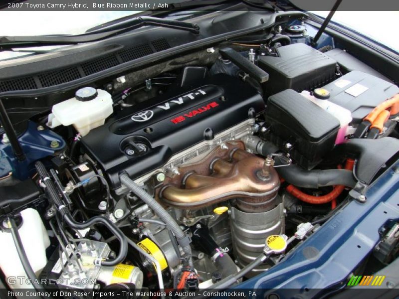 Blue Ribbon Metallic / Ash 2007 Toyota Camry Hybrid