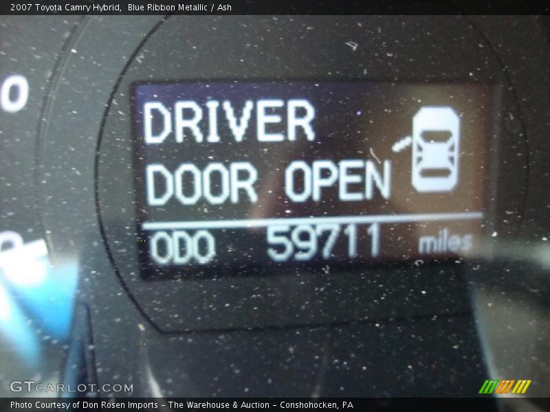 Blue Ribbon Metallic / Ash 2007 Toyota Camry Hybrid