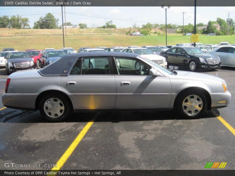 Blue Ice / Dark Gray 2005 Cadillac DeVille Sedan