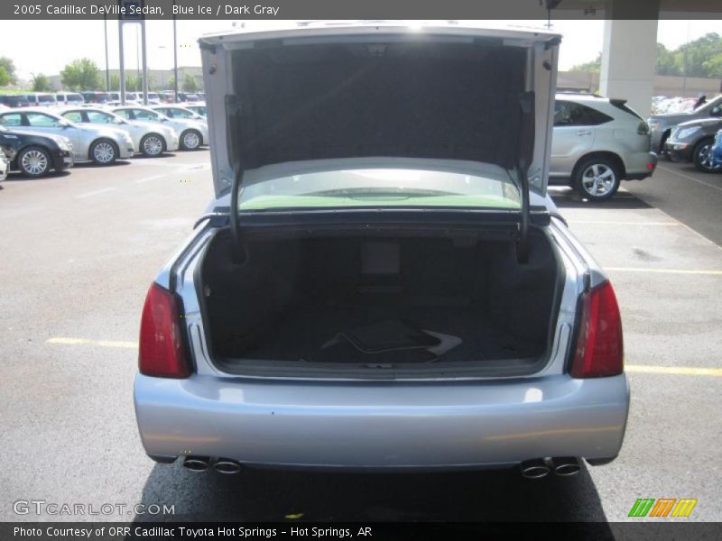 Blue Ice / Dark Gray 2005 Cadillac DeVille Sedan