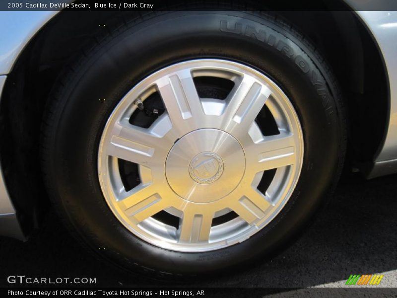 Blue Ice / Dark Gray 2005 Cadillac DeVille Sedan