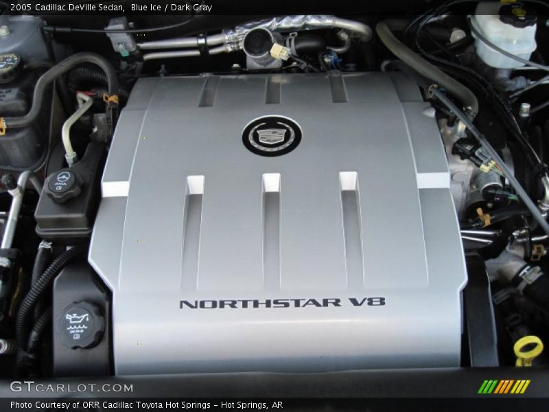 Blue Ice / Dark Gray 2005 Cadillac DeVille Sedan