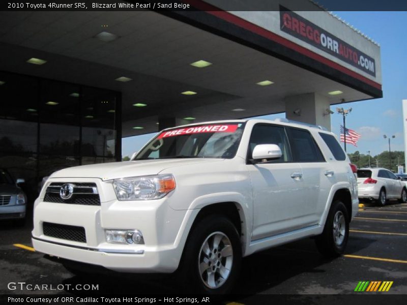 Blizzard White Pearl / Sand Beige 2010 Toyota 4Runner SR5