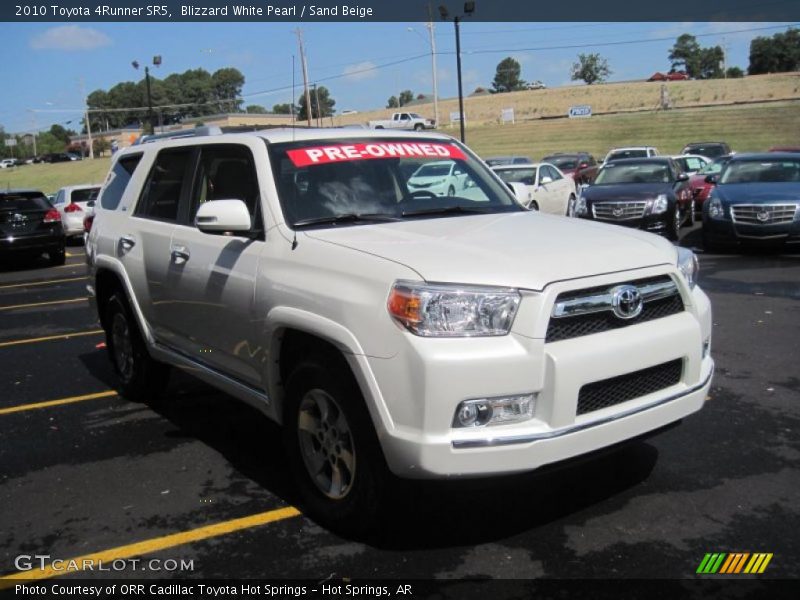 Blizzard White Pearl / Sand Beige 2010 Toyota 4Runner SR5