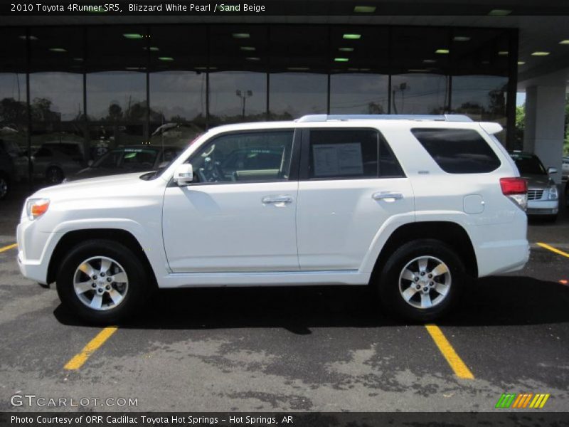 Blizzard White Pearl / Sand Beige 2010 Toyota 4Runner SR5