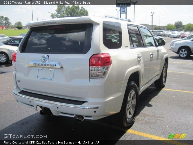 Blizzard White Pearl / Sand Beige 2010 Toyota 4Runner SR5