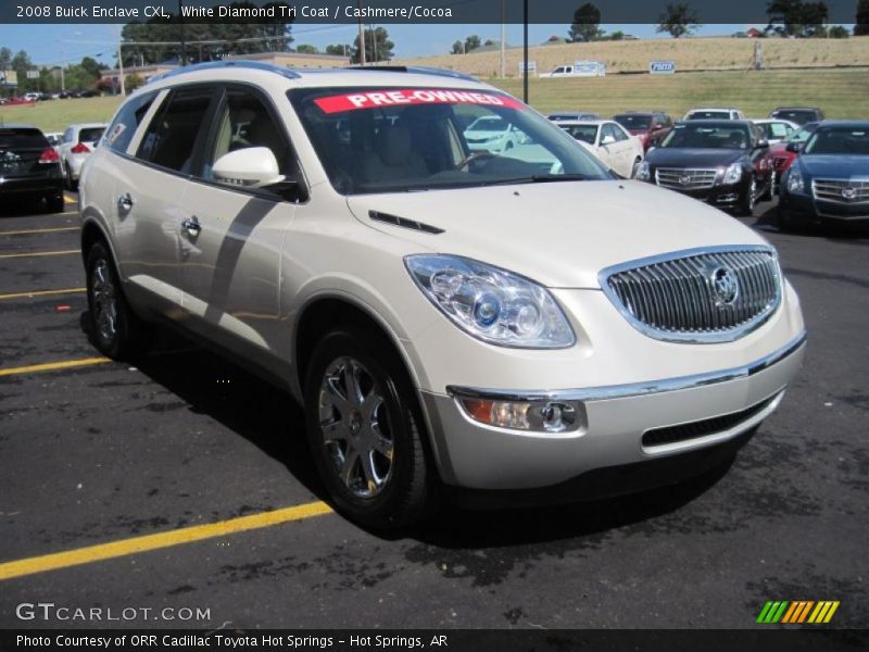White Diamond Tri Coat / Cashmere/Cocoa 2008 Buick Enclave CXL