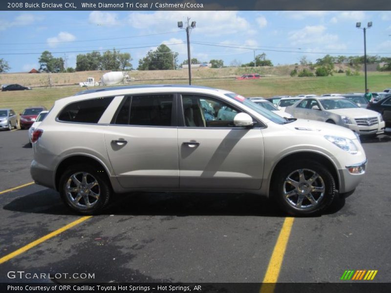 White Diamond Tri Coat / Cashmere/Cocoa 2008 Buick Enclave CXL