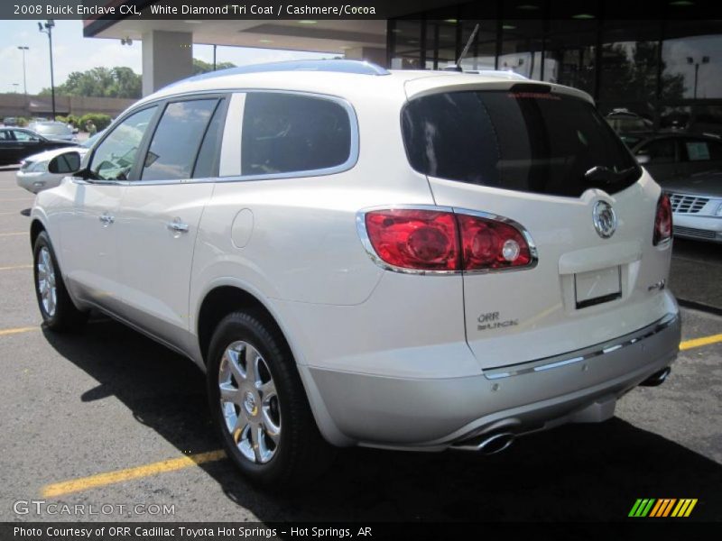 White Diamond Tri Coat / Cashmere/Cocoa 2008 Buick Enclave CXL