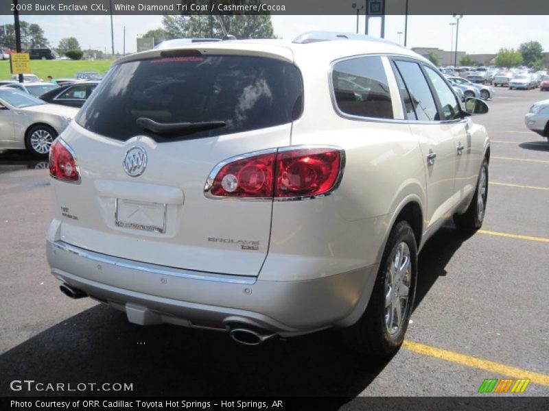 White Diamond Tri Coat / Cashmere/Cocoa 2008 Buick Enclave CXL