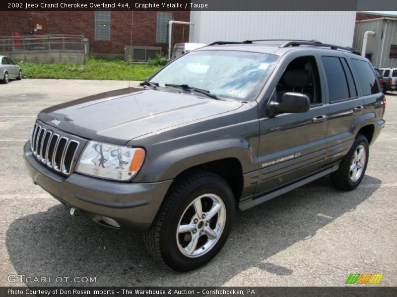 Graphite Metallic / Taupe 2002 Jeep Grand Cherokee Overland 4x4