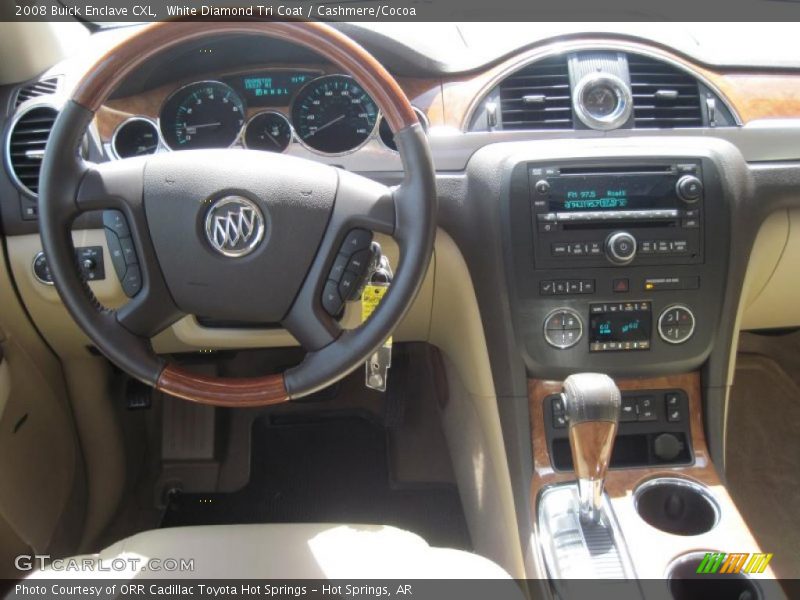 White Diamond Tri Coat / Cashmere/Cocoa 2008 Buick Enclave CXL