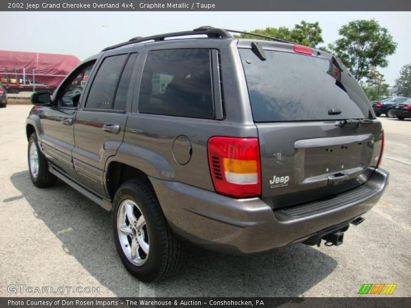 Graphite Metallic / Taupe 2002 Jeep Grand Cherokee Overland 4x4