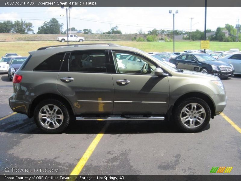 Aberdeen Green Metallic / Taupe 2007 Acura MDX