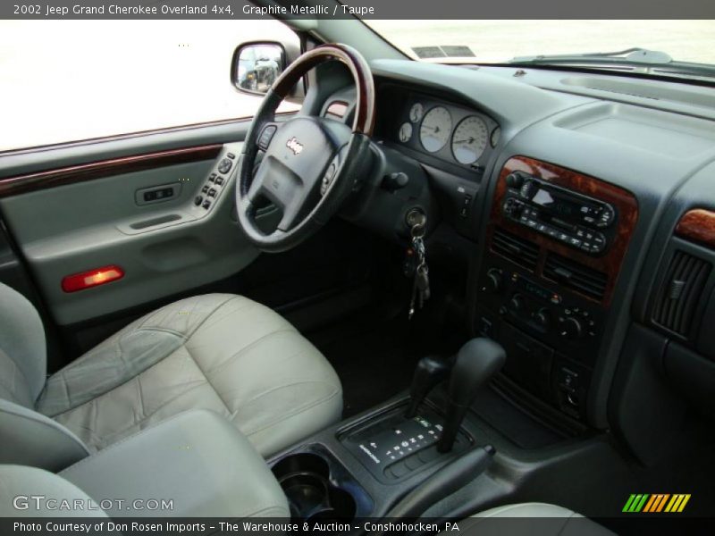 Graphite Metallic / Taupe 2002 Jeep Grand Cherokee Overland 4x4