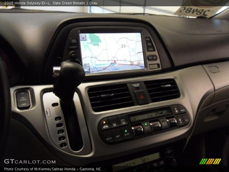 Slate Green Metallic / Gray 2008 Honda Odyssey EX-L