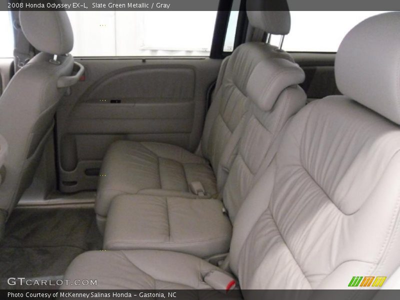Slate Green Metallic / Gray 2008 Honda Odyssey EX-L