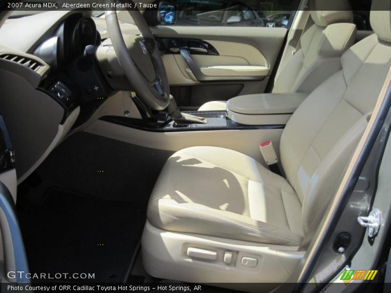 Aberdeen Green Metallic / Taupe 2007 Acura MDX