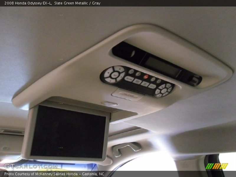 Slate Green Metallic / Gray 2008 Honda Odyssey EX-L