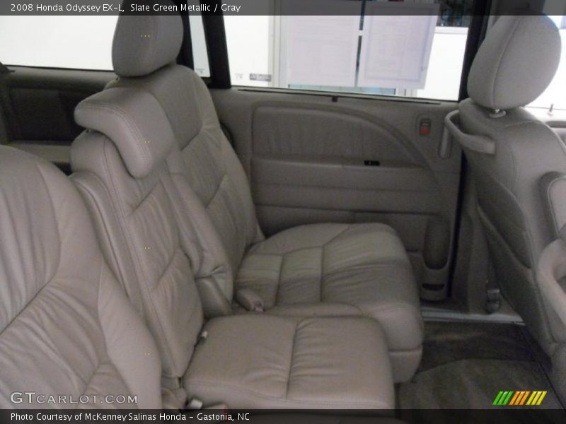 Slate Green Metallic / Gray 2008 Honda Odyssey EX-L