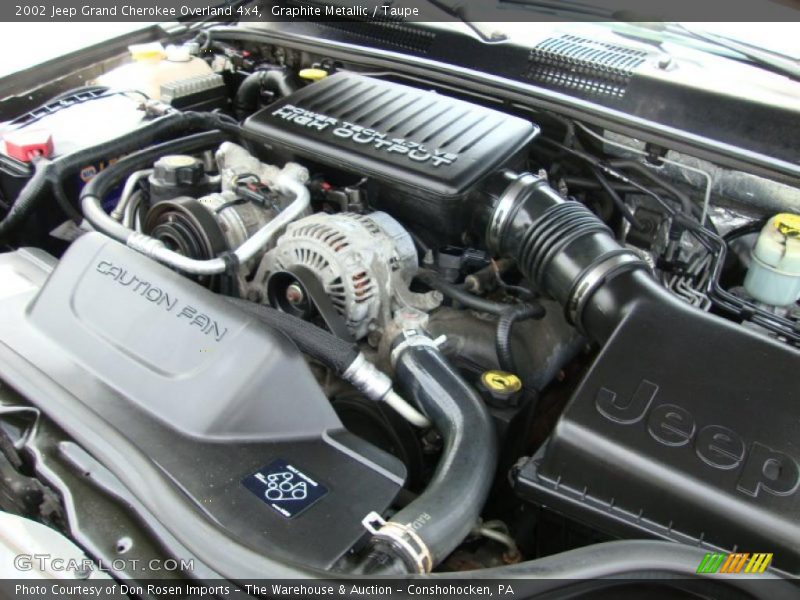 Graphite Metallic / Taupe 2002 Jeep Grand Cherokee Overland 4x4