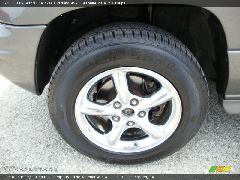 Graphite Metallic / Taupe 2002 Jeep Grand Cherokee Overland 4x4