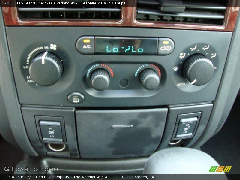Graphite Metallic / Taupe 2002 Jeep Grand Cherokee Overland 4x4