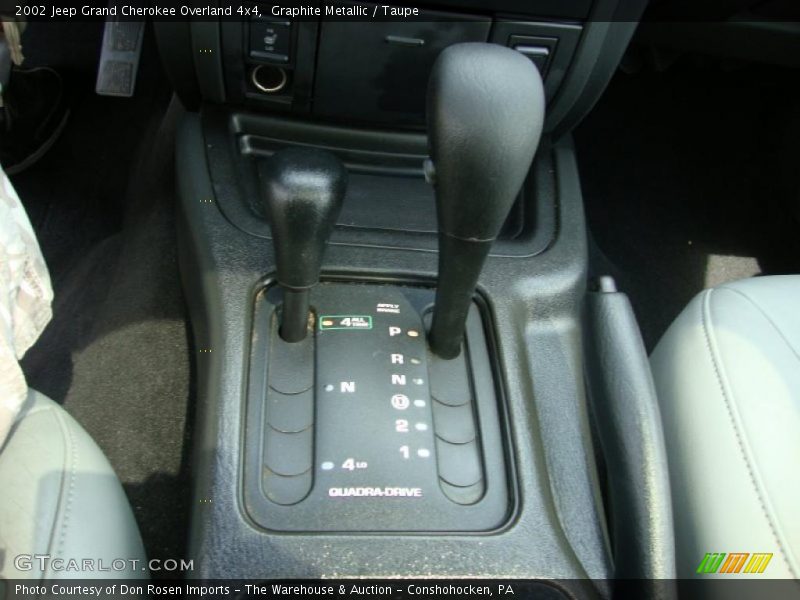 Graphite Metallic / Taupe 2002 Jeep Grand Cherokee Overland 4x4