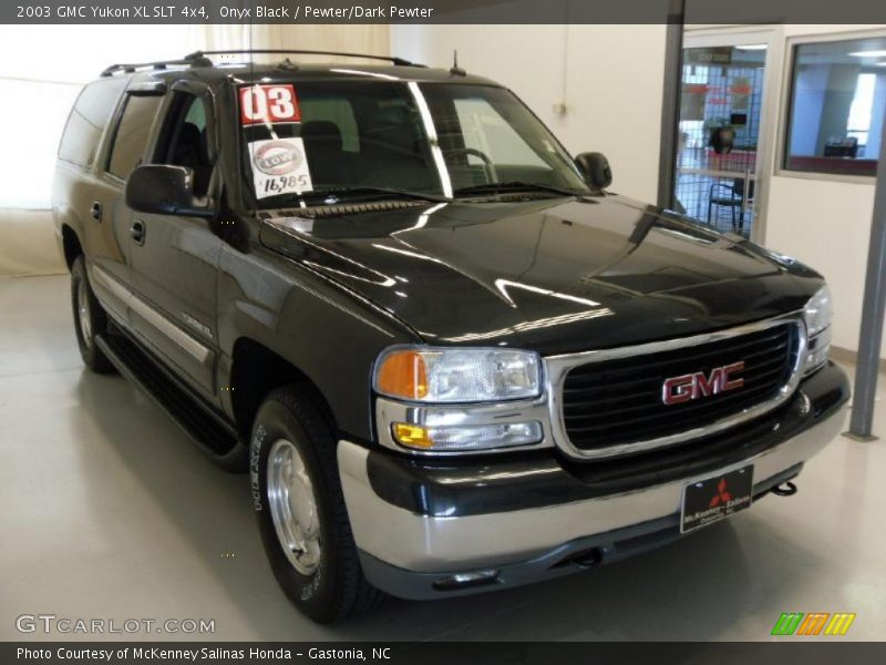 Onyx Black / Pewter/Dark Pewter 2003 GMC Yukon XL SLT 4x4