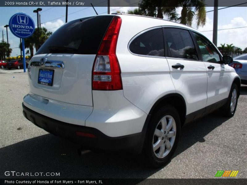 Taffeta White / Gray 2009 Honda CR-V EX
