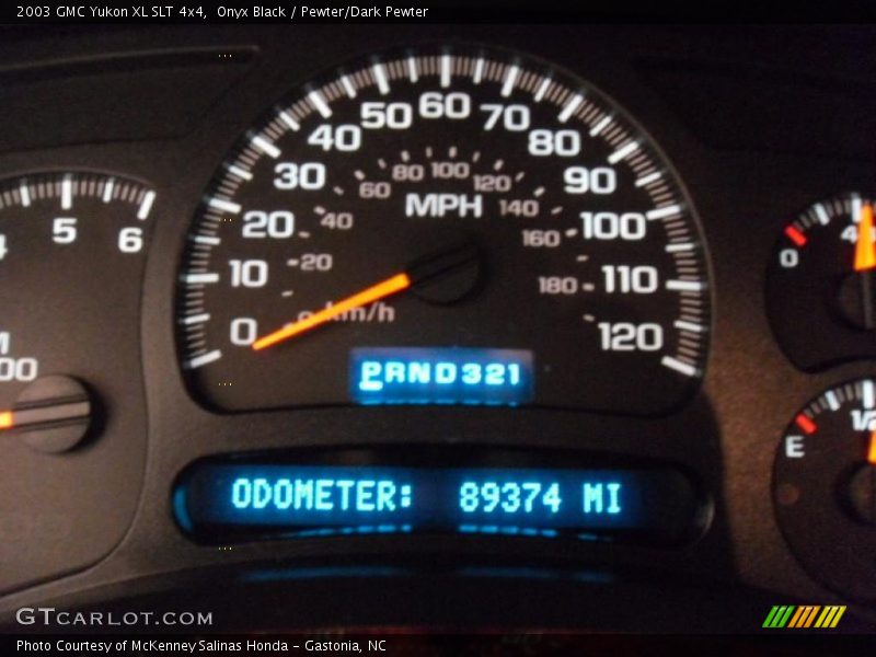 Onyx Black / Pewter/Dark Pewter 2003 GMC Yukon XL SLT 4x4