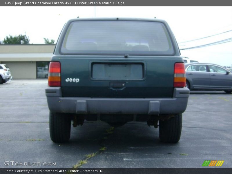 Hunter Green Metallic / Beige 1993 Jeep Grand Cherokee Laredo 4x4
