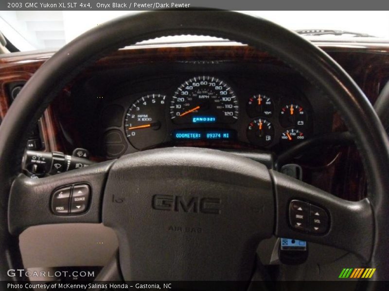 Onyx Black / Pewter/Dark Pewter 2003 GMC Yukon XL SLT 4x4