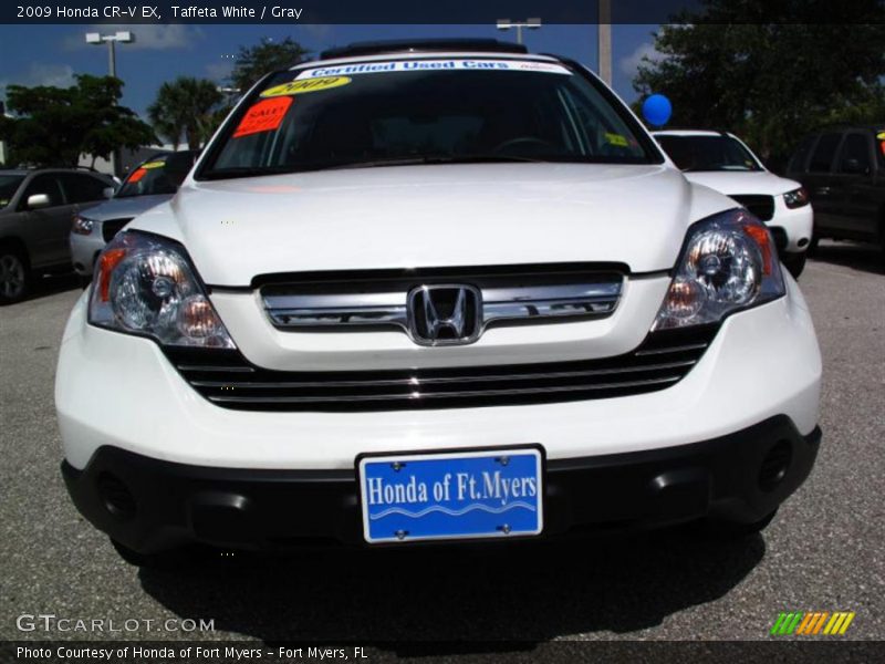Taffeta White / Gray 2009 Honda CR-V EX