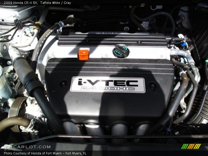 Taffeta White / Gray 2009 Honda CR-V EX