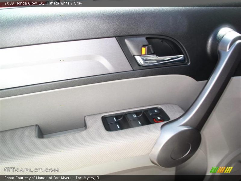 Taffeta White / Gray 2009 Honda CR-V EX
