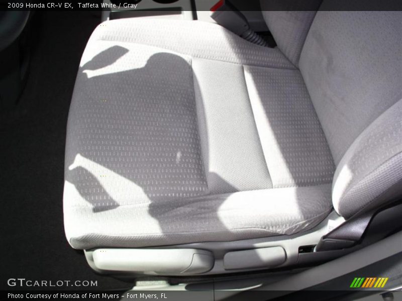 Taffeta White / Gray 2009 Honda CR-V EX