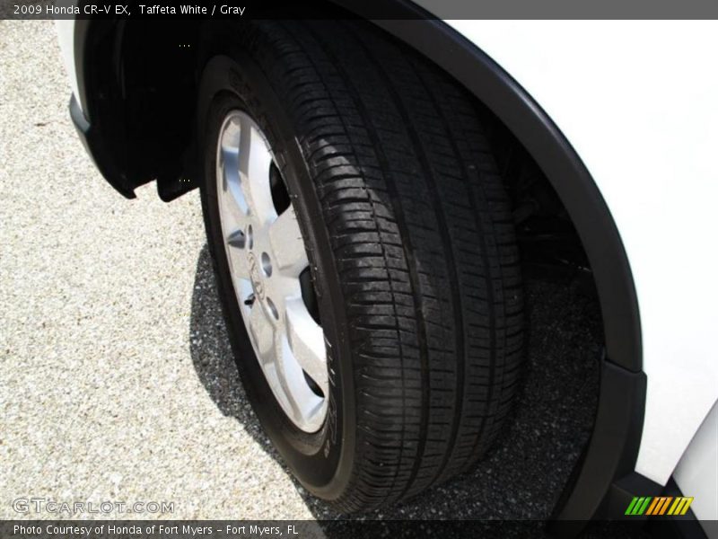 Taffeta White / Gray 2009 Honda CR-V EX