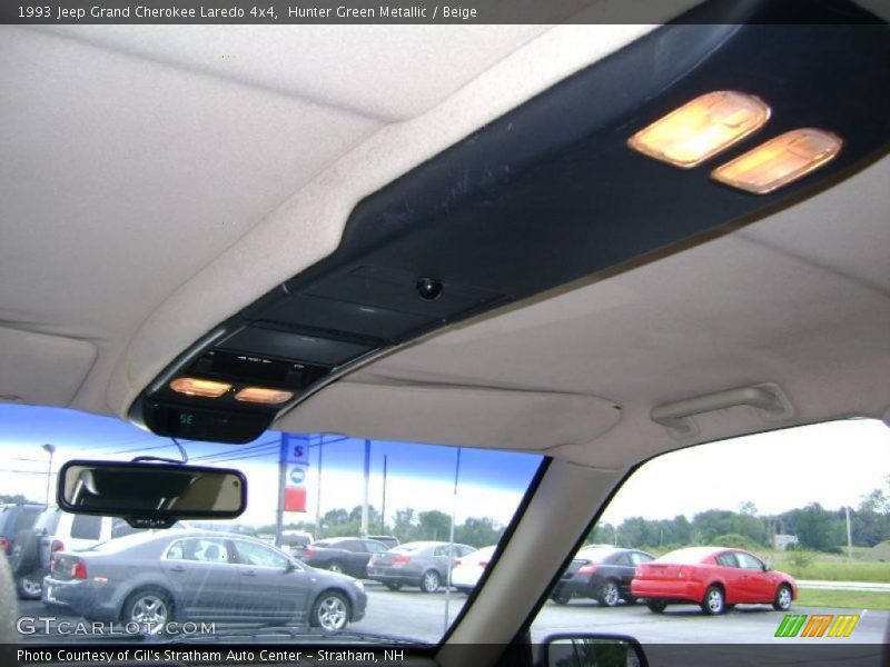 Hunter Green Metallic / Beige 1993 Jeep Grand Cherokee Laredo 4x4
