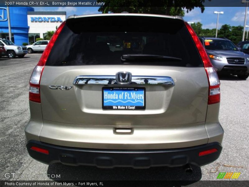 Borrego Beige Metallic / Ivory 2007 Honda CR-V EX-L