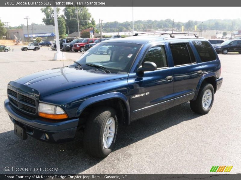 Patriot Blue Pearl / Sandstone 2001 Dodge Durango SLT
