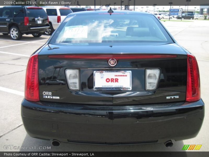Black Raven / Ebony 2009 Cadillac STS V6