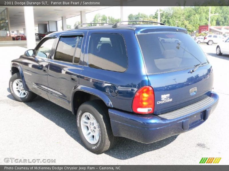 Patriot Blue Pearl / Sandstone 2001 Dodge Durango SLT