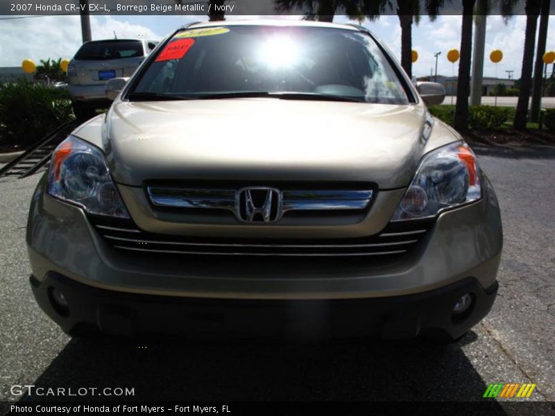Borrego Beige Metallic / Ivory 2007 Honda CR-V EX-L