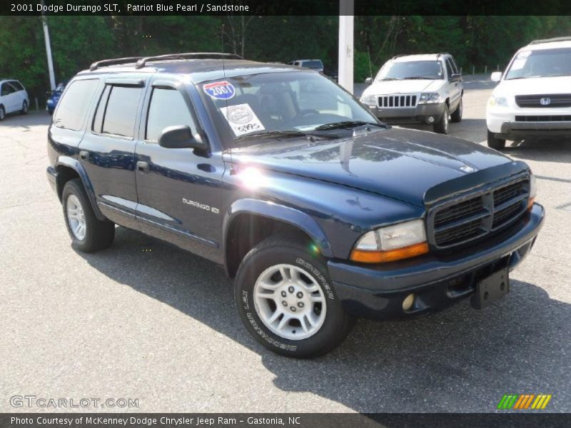 Patriot Blue Pearl / Sandstone 2001 Dodge Durango SLT
