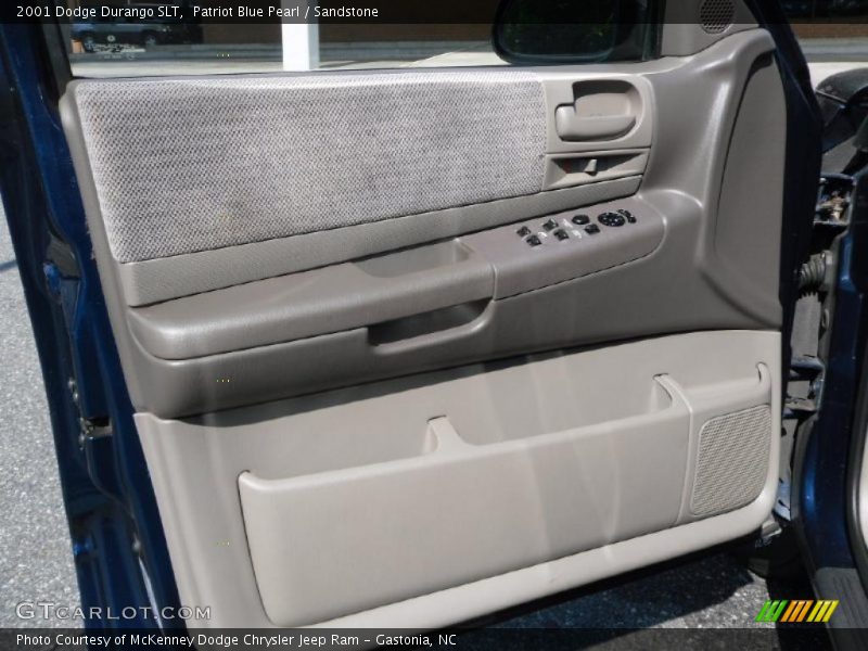 Patriot Blue Pearl / Sandstone 2001 Dodge Durango SLT